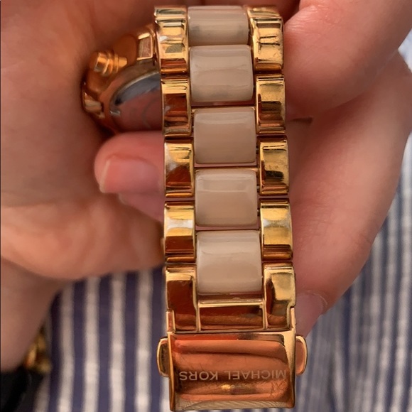 Rose gold Michael Kors watch